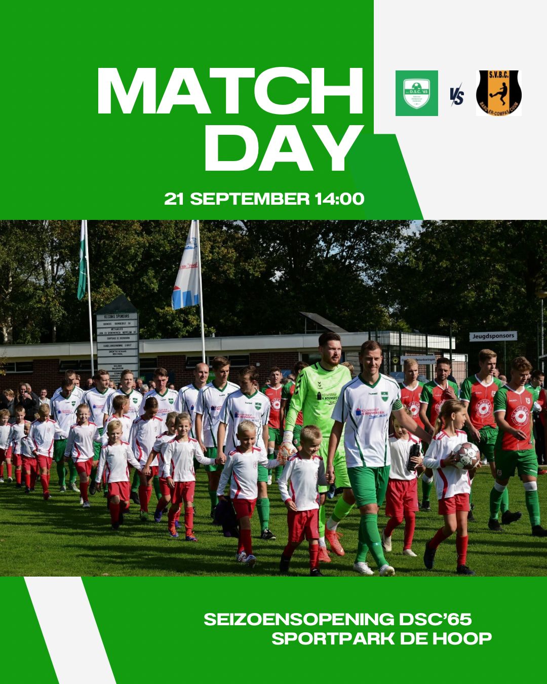 21 september: seizoensopening! Wees welkom!